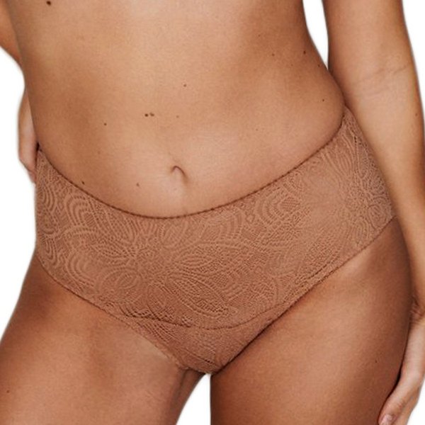 UNDERPROTECTION Culotte Hipster Taille Haute En Dentelle Recycle Luna Clay 1001648