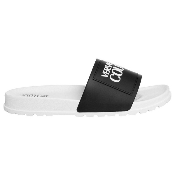 VERSACE JEANS COUTURE Mules   Versace Jeans Couture 74ya3sq2 black+white