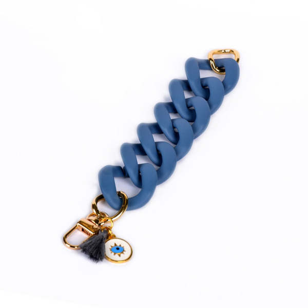 VALENTELLE Bracelet Femme Maillon Oeil Protecteur Bleu Photo principale