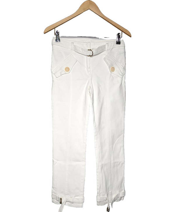 COMPTOIR DES COTONNIERS SECONDE MAIN Pantalon Droit Femme Blanc 1072421