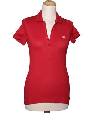 LACOSTE Polo Femme Rouge