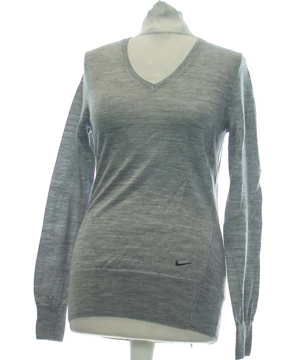 NIKE SECONDE MAIN Pull Femme Gris 1073969