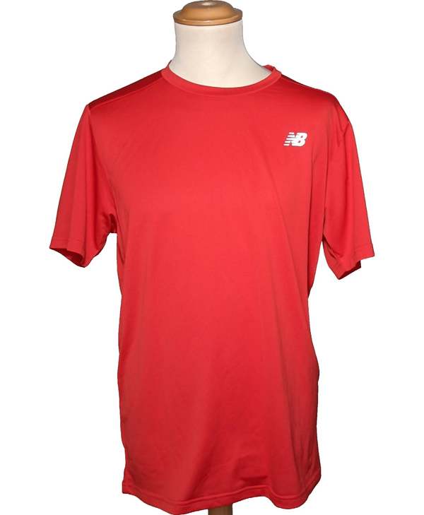 NEW BALANCE SECONDE MAIN T-shirt Manches Courtes Rouge 1080218