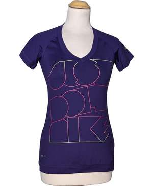 NIKE Top Manches Courtes Violet