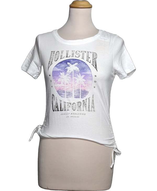 HOLLISTER SECONDE MAIN Top Manches Courtes Blanc 1080842