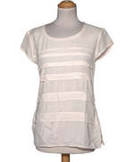 MASSIMO DUTTI Top Manches Courtes Rose