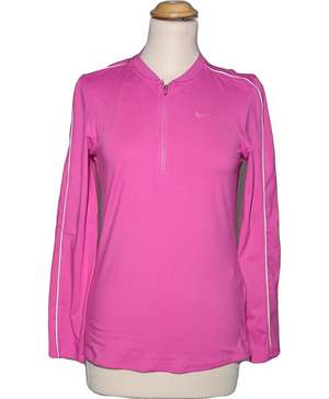 NIKE Top Manches Longues Rose