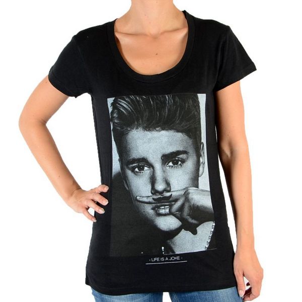ELEVEN PARIS Tee Shirt Eleven Paris Bieber W Justin Bieber Noir Noir 1083699