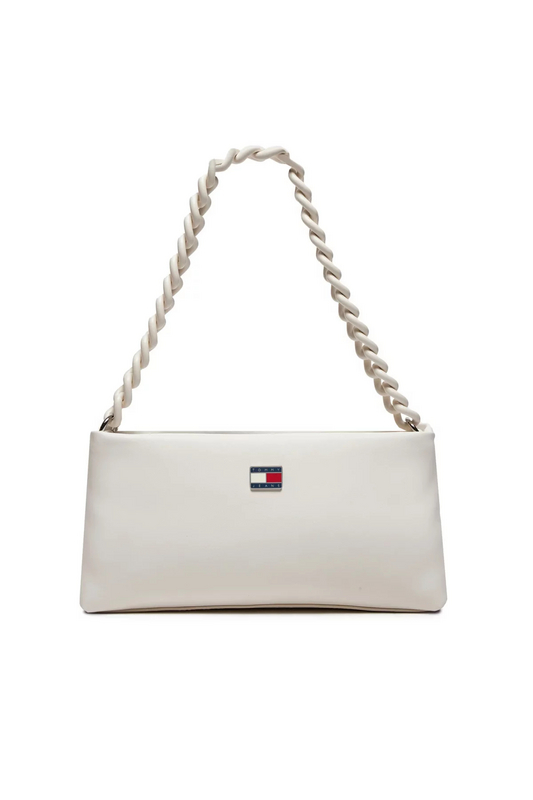 TOMMY JEANS Sac  Main Cuir Pu   -  Tommy Jeans - Femme YBH Ancient White