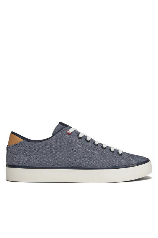 TOMMY JEANS Sneakers En Toile Chambray  -  Tommy Jeans - Homme DW5 Desert Sky