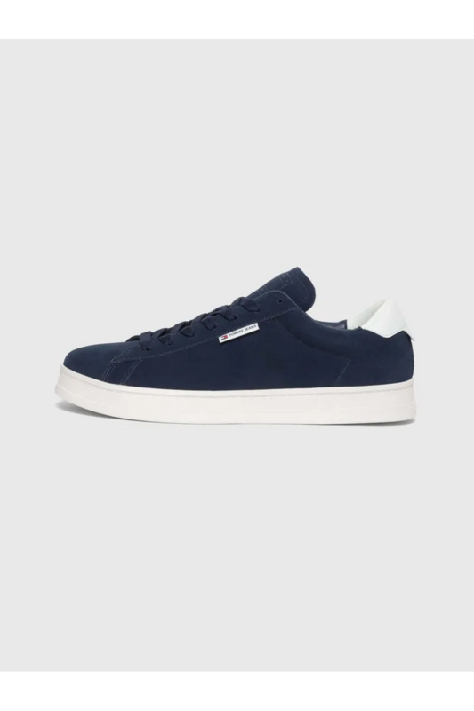 TOMMY JEANS Sneakers Basses Cuir Suede  -  Tommy Jeans - Homme C1G Dark Night Navy