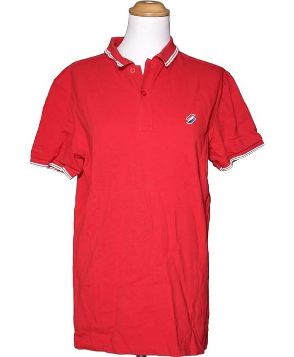 SUPERDRY Polo Homme Rouge