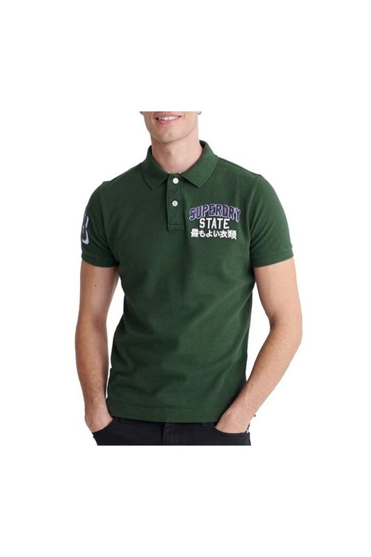 SUPERDRY Polo Mc Logo  -  Superdry - Homme N6I Green