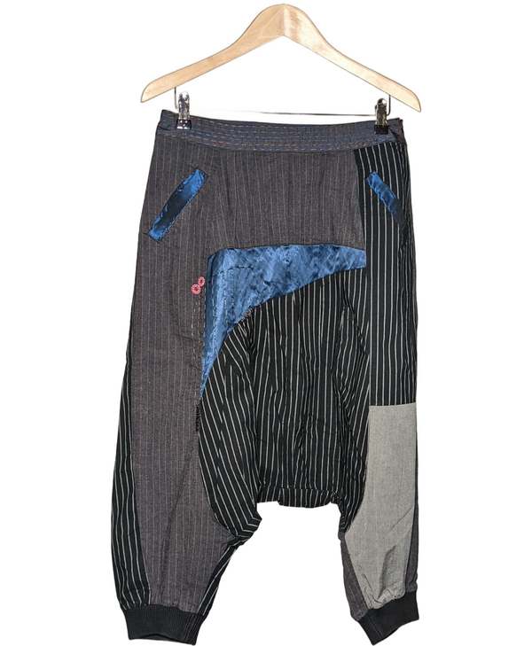 DESIGUAL SECONDE MAIN Pantalon Droit Femme Noir 1072181