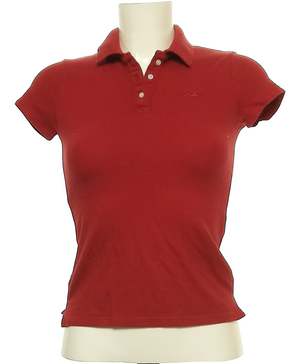 HOLLISTER Polo Femme Rouge