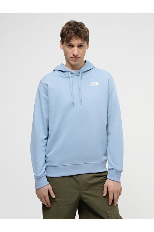 THE NORTH FACE Sweat Lger Print Logo Capuche  -  The North Face - Homme STEEL BLUE