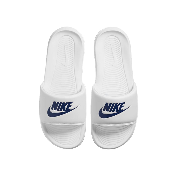 NIKE Sandales Nike Victori One Blanc / Blanc / Royal lectrique Photo principale