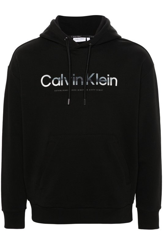 CALVIN KLEIN Sweat Capuche Logo Print  -  Calvin Klein - Homme BEH Ck Black Photo principale