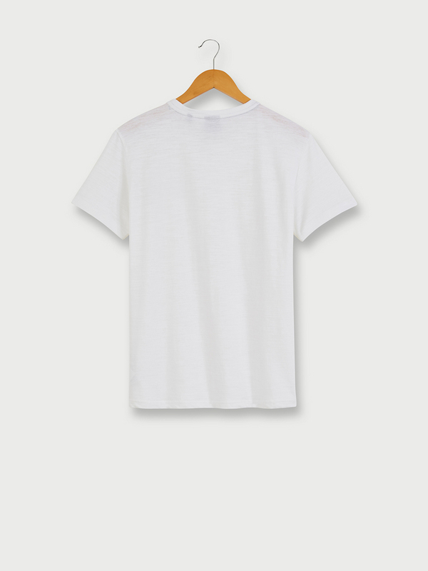 PETROL INDUSTRIES Tee-shirt 100% Coton Flamm Mini Logo Brod Blanc Photo principale