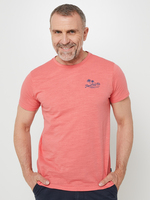 PETROL INDUSTRIES Tee-shirt 100% Coton Flamm Mini Logo Brod Rose