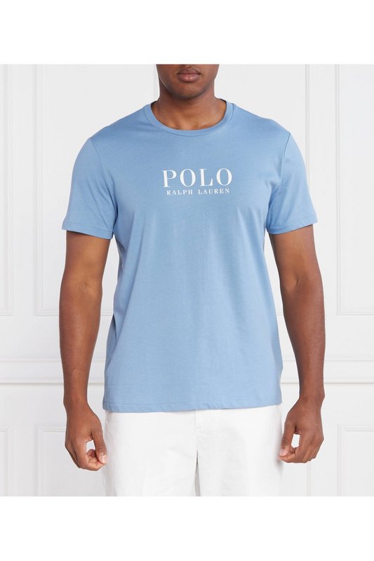 RALPH LAUREN Tshirt Gros Logo 100%coton  -  Ralph Lauren - Homme 014 NEW ENGLAND BLUE