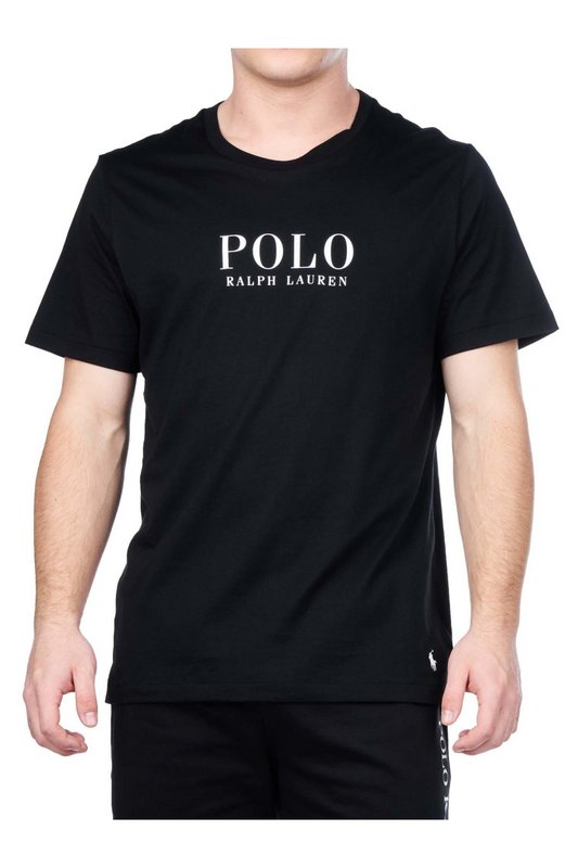 RALPH LAUREN Tshirt Gros Logo 100%coton  -  Ralph Lauren - Homme 004 POLO BLACK Photo principale